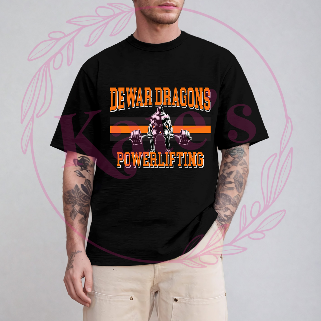 Dewar Dragons Powerlifting Fundraiser T-Shirts