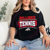 Bulldogs Tennis Mascot T-Shirt