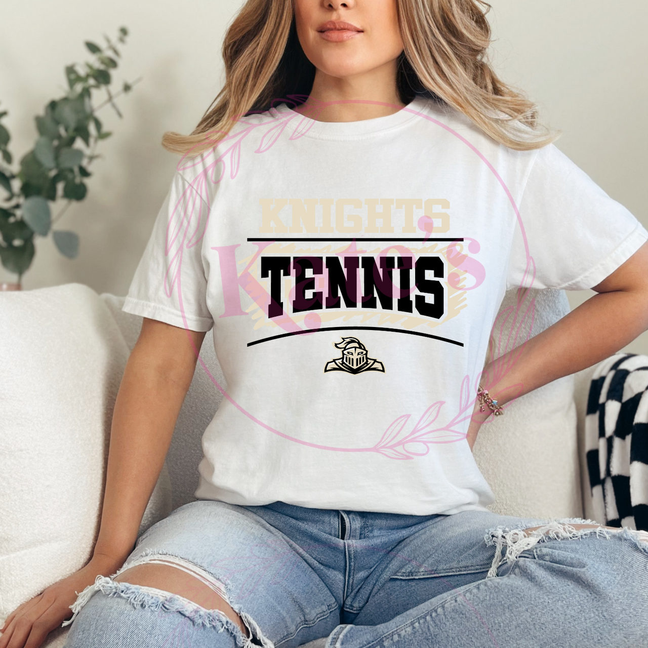 Knights Tennis Mascot T-Shirt