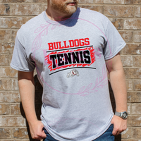 Bulldogs Tennis Mascot T-Shirt