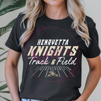 Henryetta Knights Track and Field T-Shirt