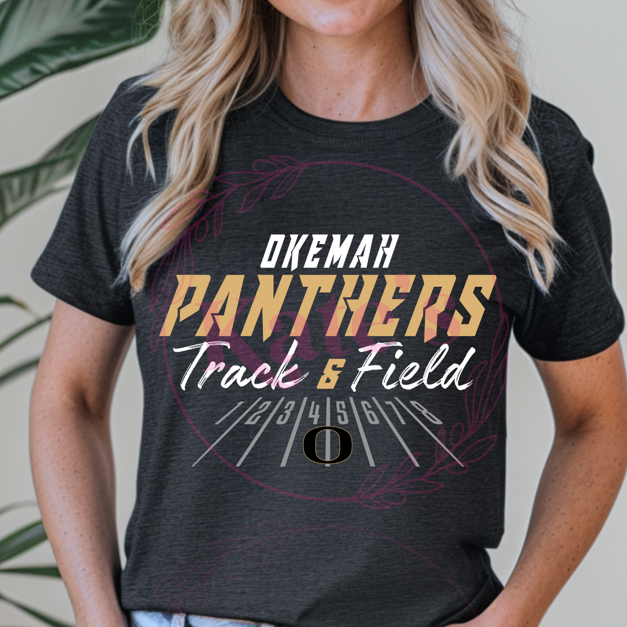 Okemah Panthers Track and Field T-Shirt