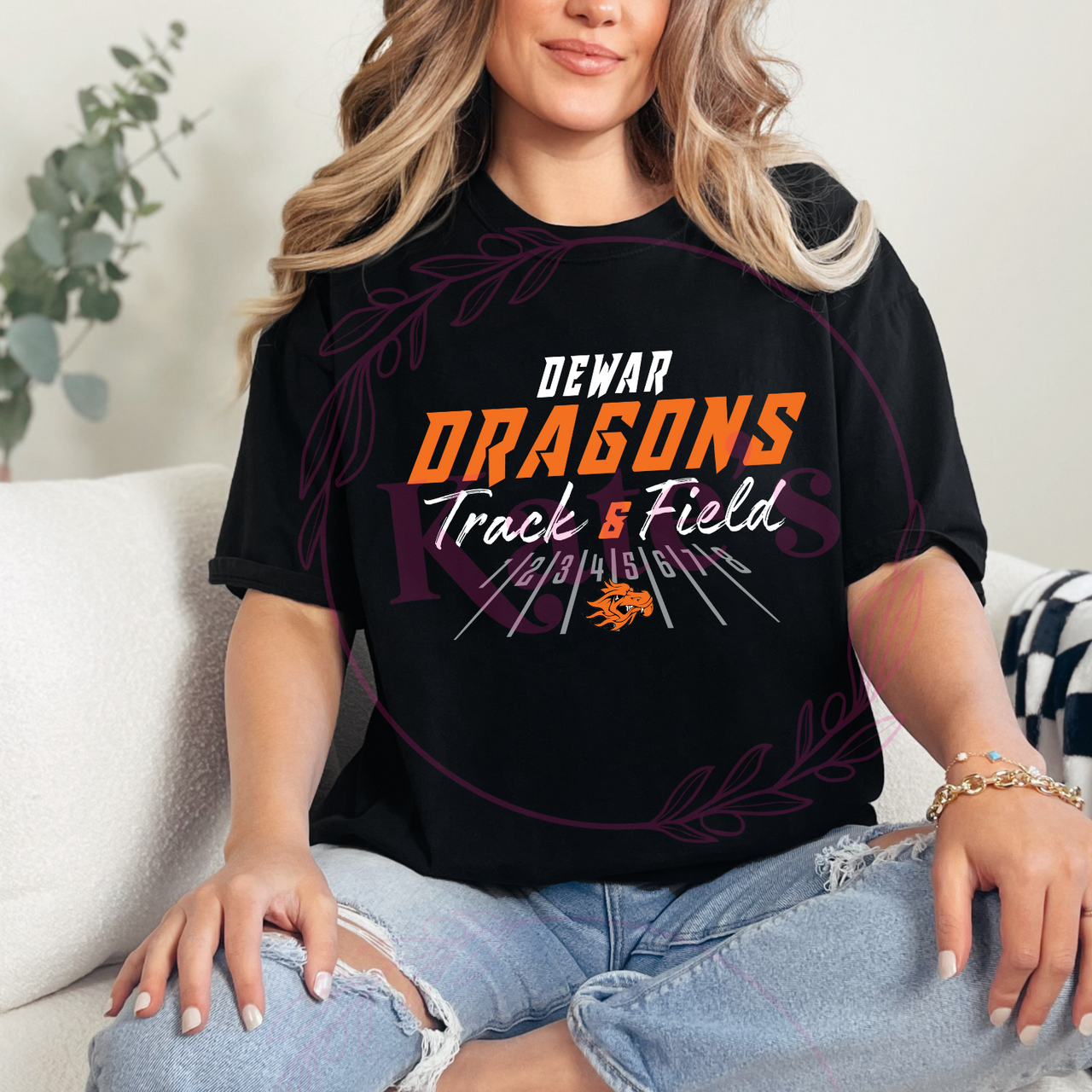 Dewar Dragons Track and Field T-Shirt