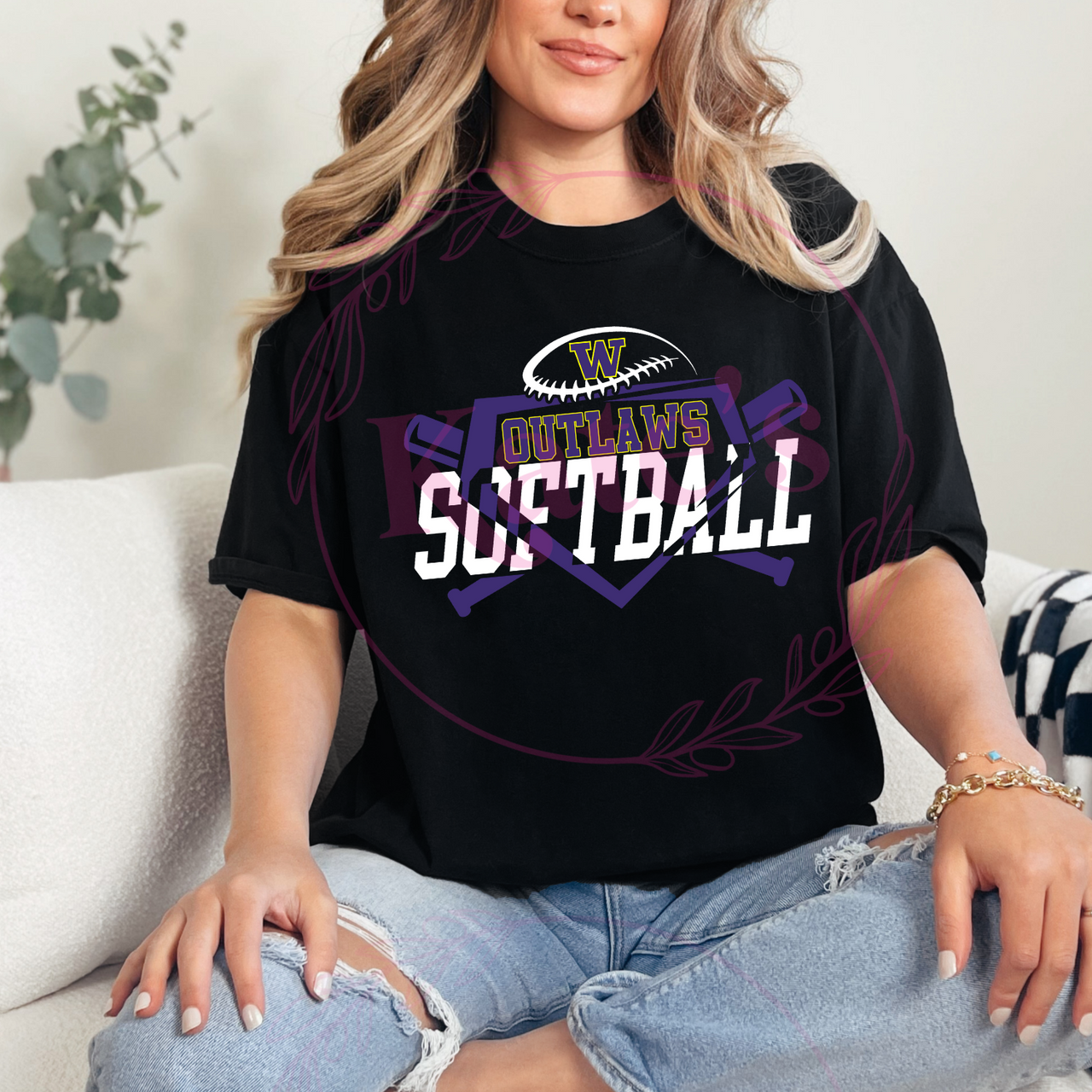 Outlaws Softball T-Shirt