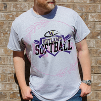 Outlaws Softball T-Shirt