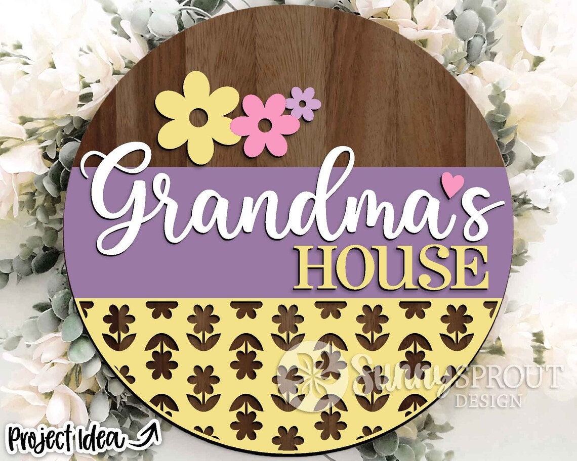 Grandma's House Door Hanger DiY