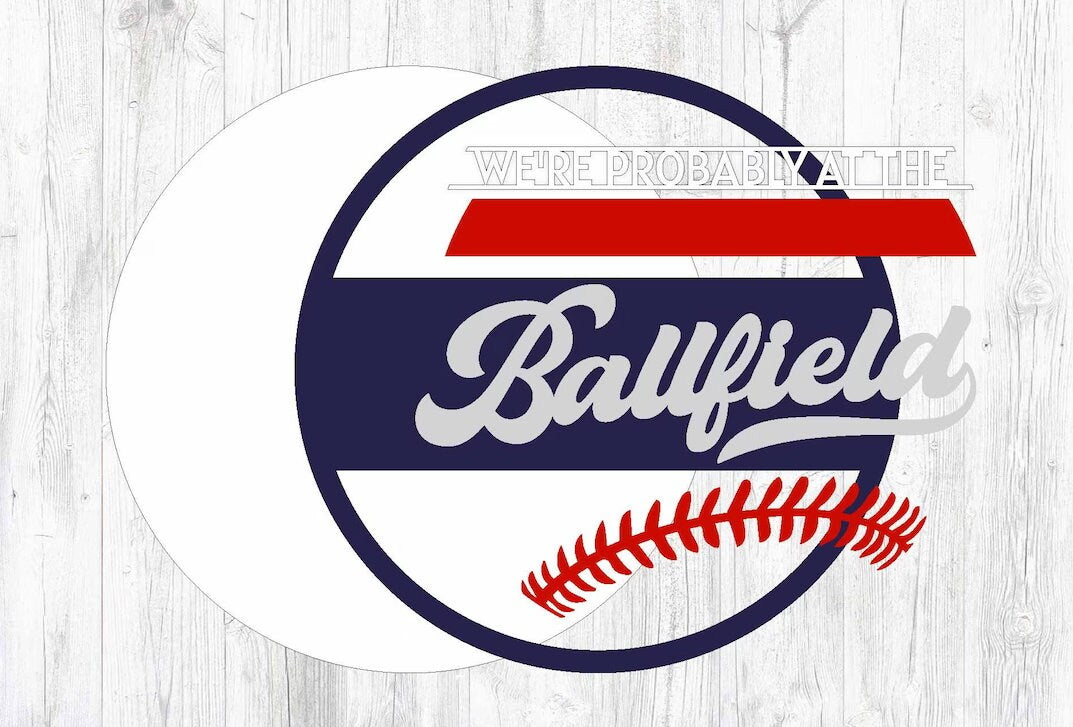 Ballfield Door Hanger DiY | Door Hanger DiY