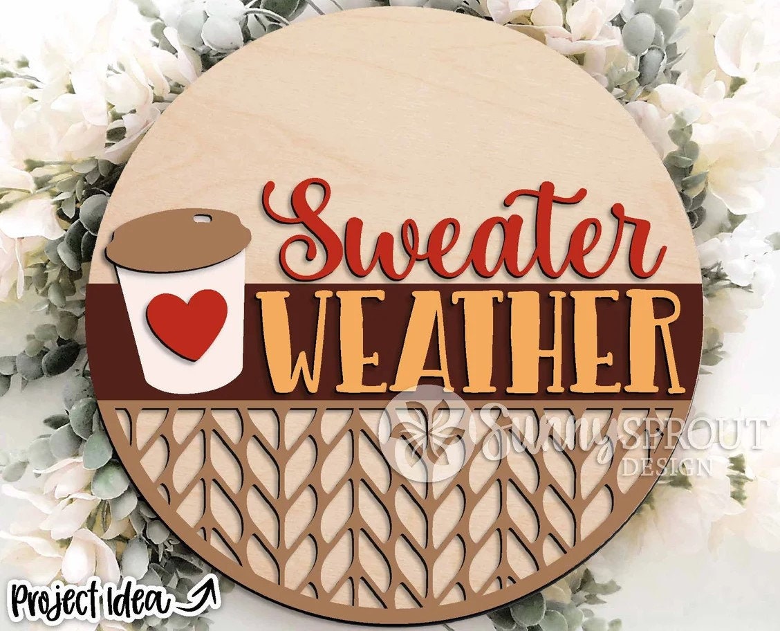 Sweater Weather Door Hanger DiY