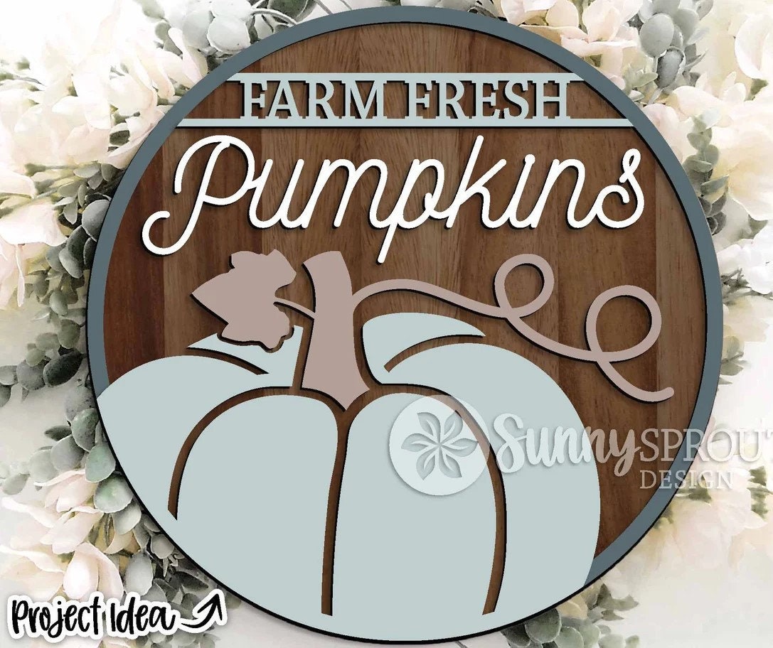 Farm Fresh Pumpkins Door Hanger DiY