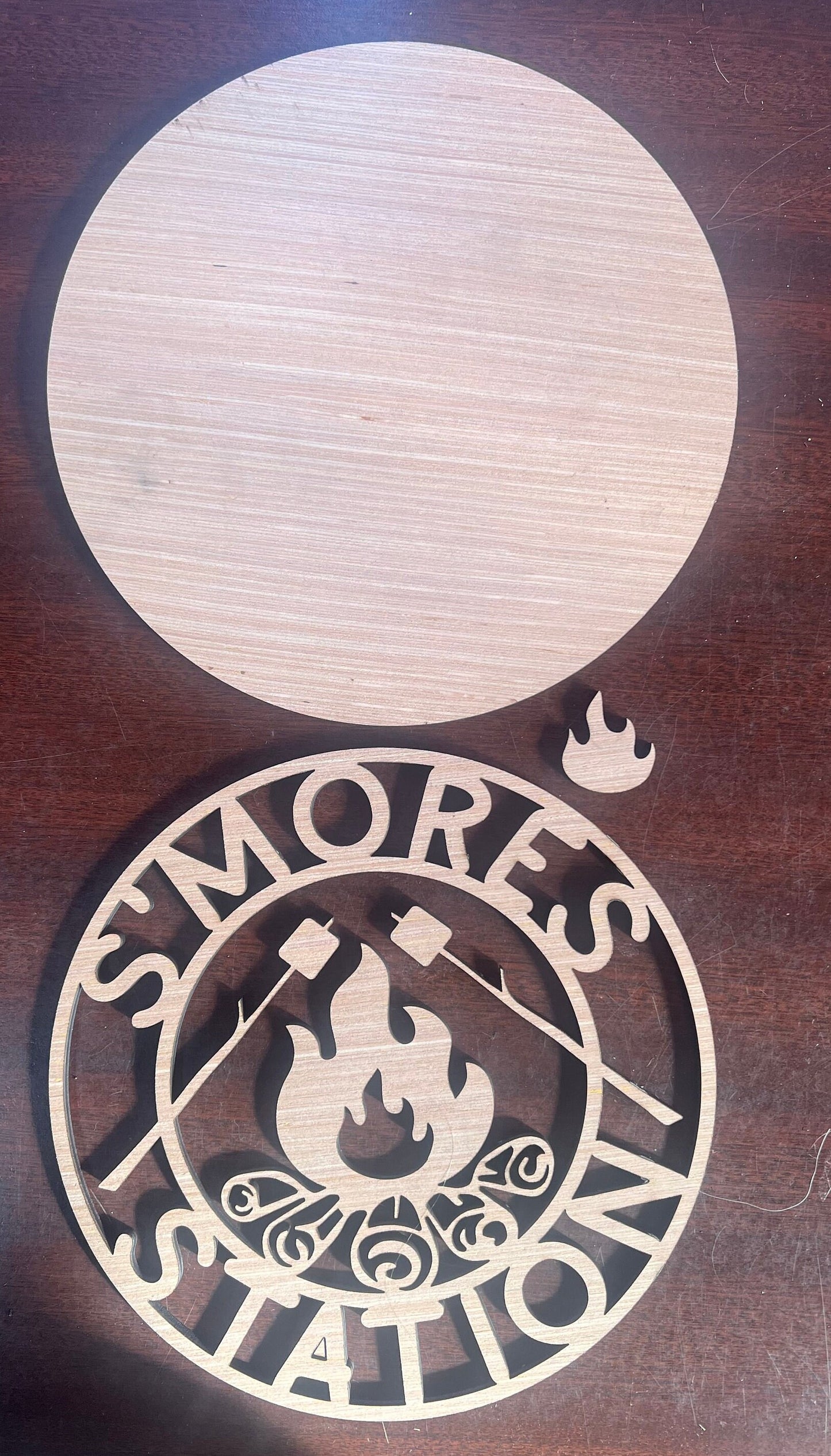 Smores Station Wood Door Hanger DiY