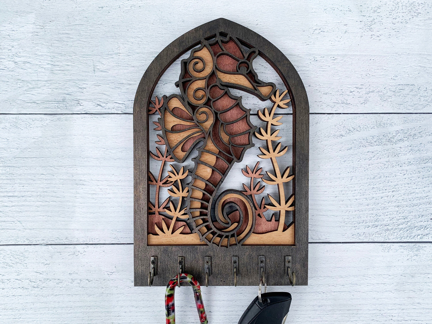 Multilayer Seahorse Key Holder