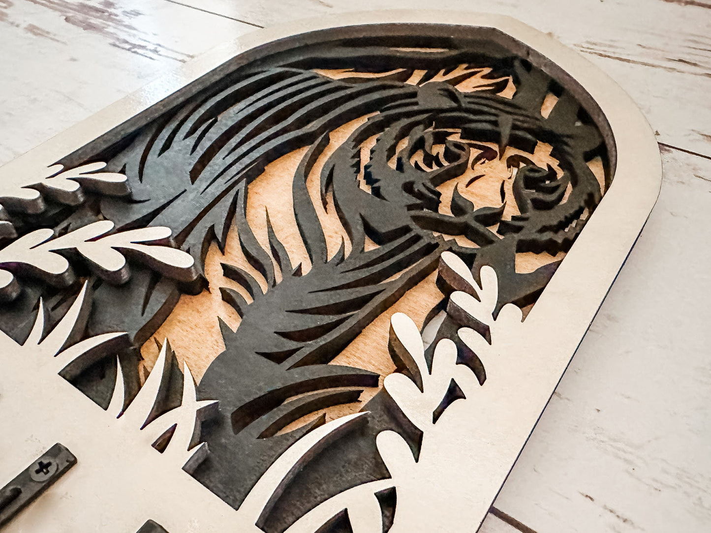Multilayer Tiger Key Holder