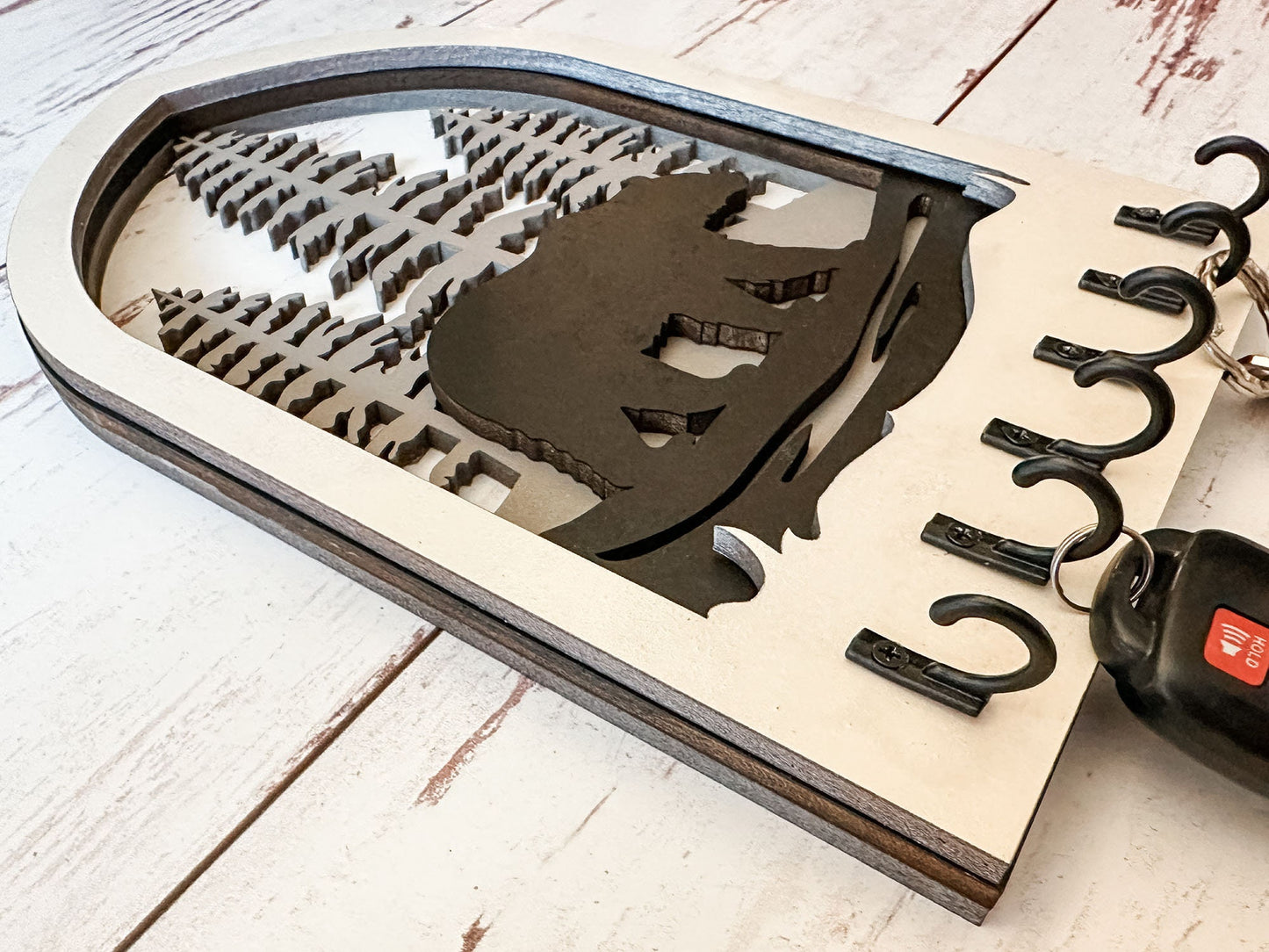 Multilayer Bear Key Holder