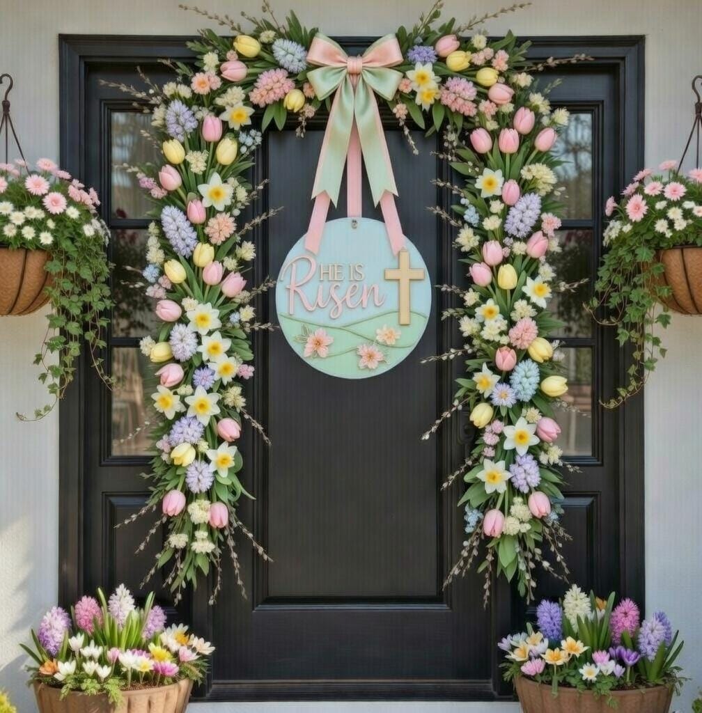 He is Risen Easter Door Hanger DiY