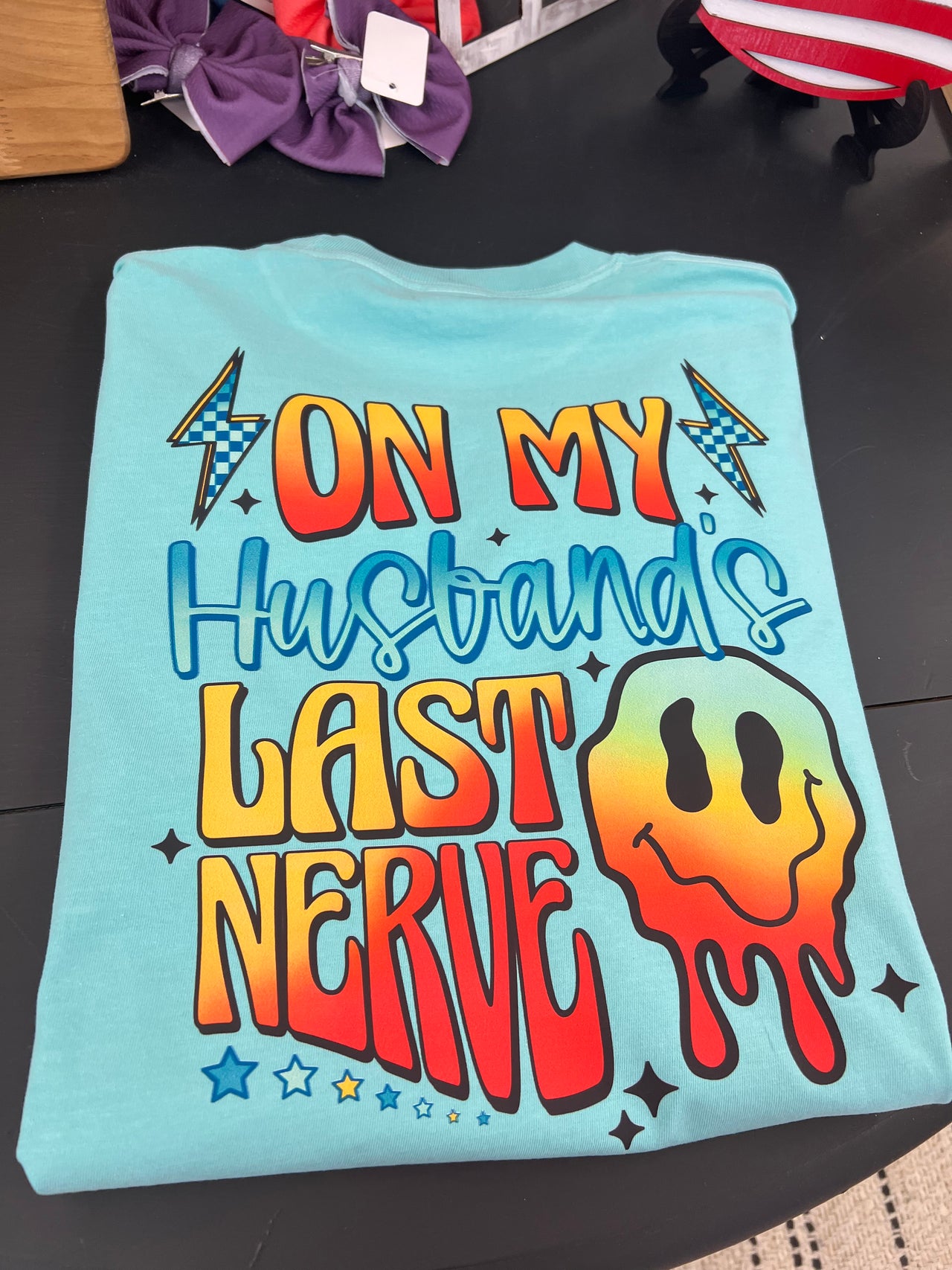 On My Husbands Last Nerve T-Shirt