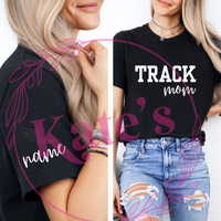 Track Mama with Sleeve T-Shirt
