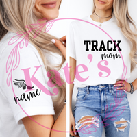Track Mama with Sleeve T-Shirt