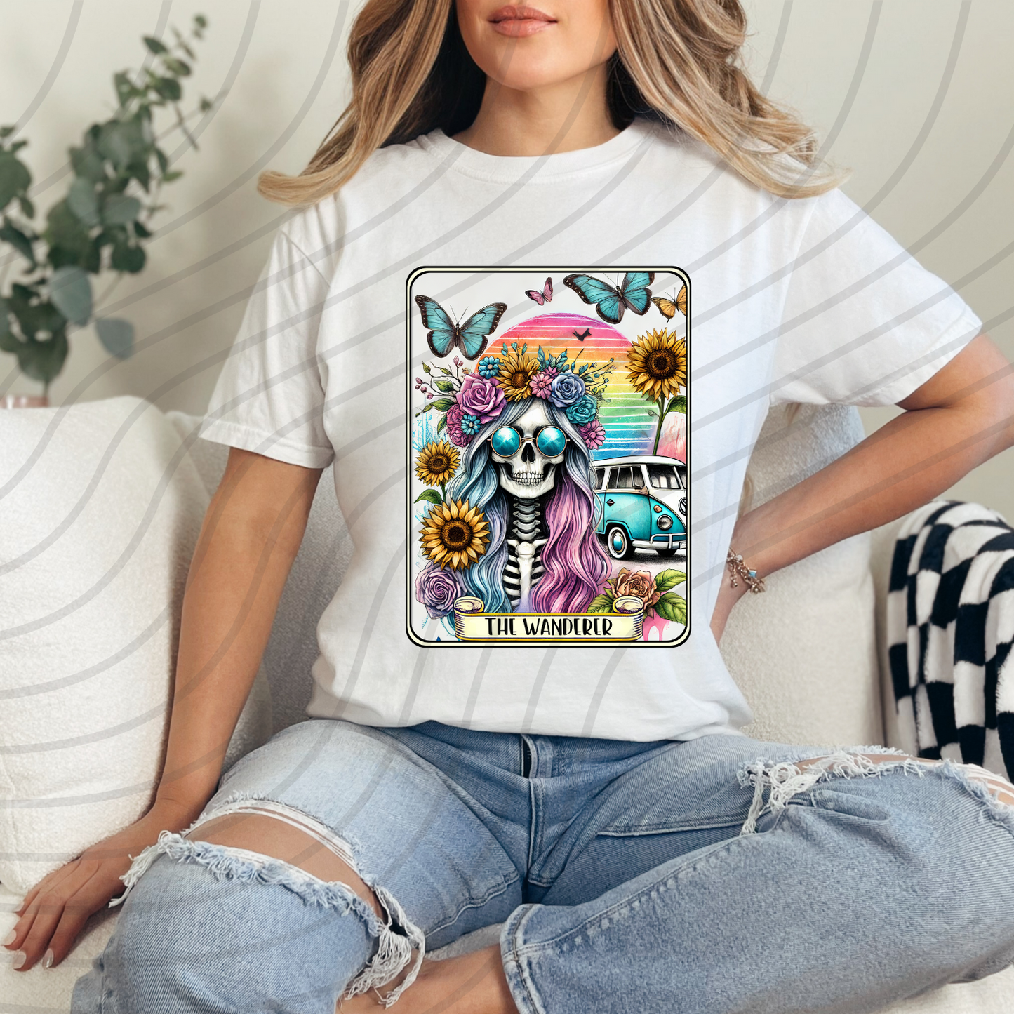The Wanderer Tarot Direct-To-Film Transfer