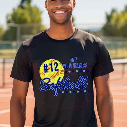 The Wild Things Custom Number Dri Fit T-Shirt