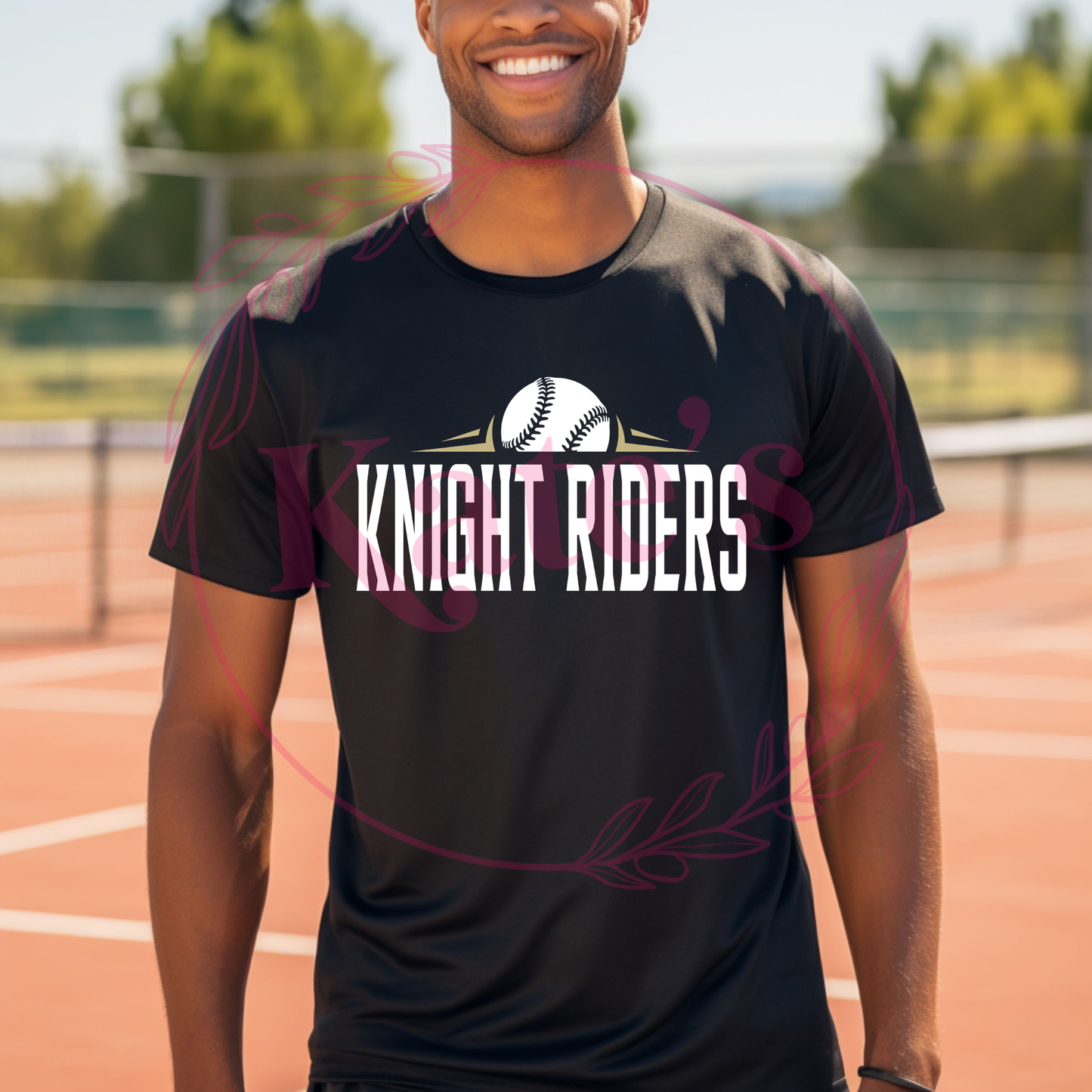 Knight Riders Mascot Dri Fit T-Shirt