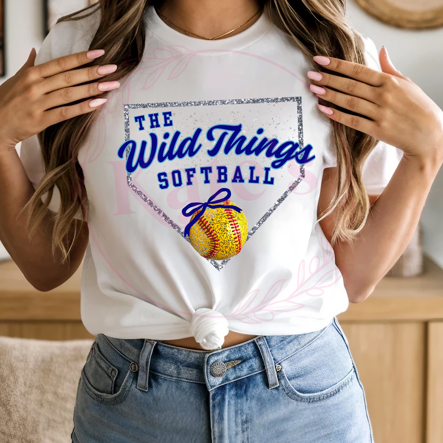 The Wild Things Glitter Homeplate Shirts