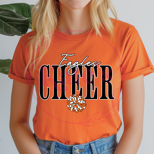 Custom Cheer w/ Pom Shirt