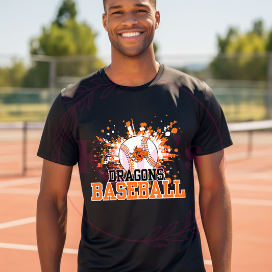 Dragons Splatter Dri Fit T-Shirt