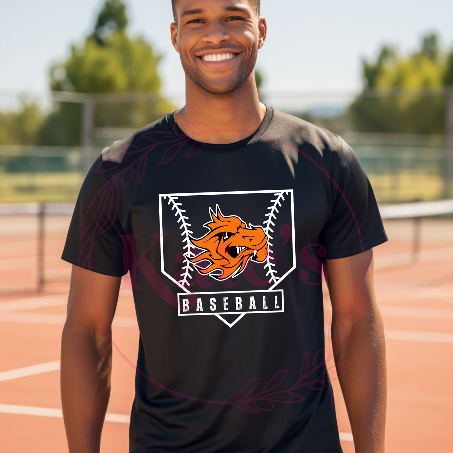 Dragons Homeplate Dri Fit T-Shirt