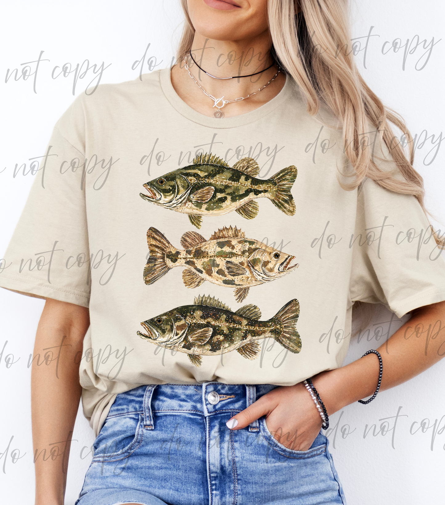 Camo Fishes - 9 Color Direct-To-Film Transfer