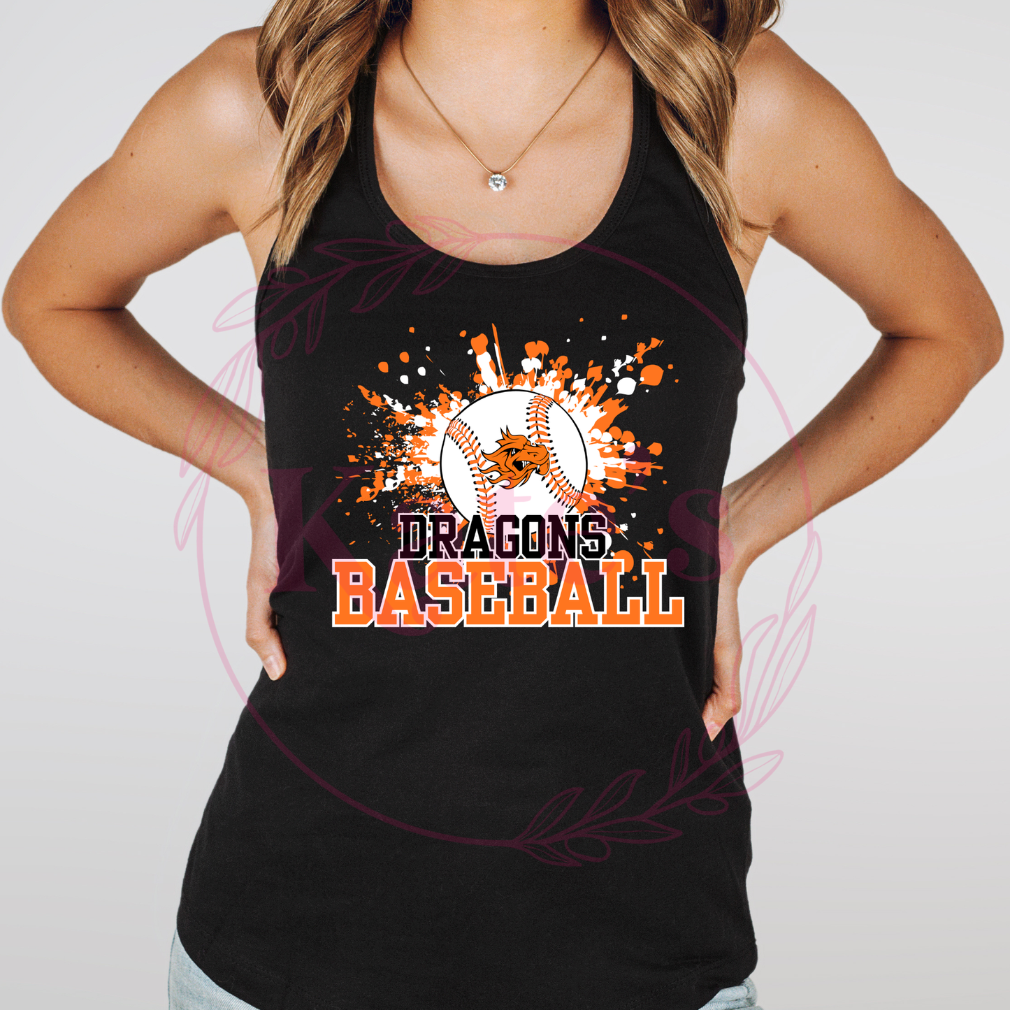 Dragons Splatter Tank Top