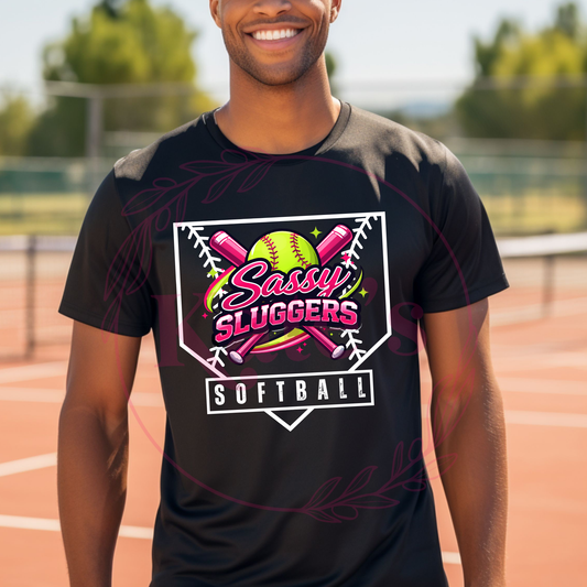 Sassy Sluggers Homeplate Dri Fit T-Shirt