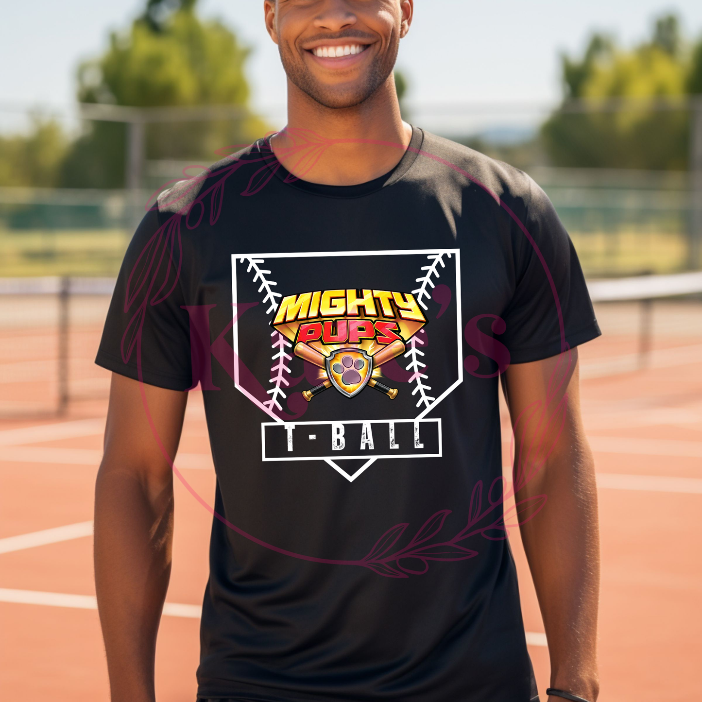 Mighty Pups Homeplate Dri Fit T-Shirt