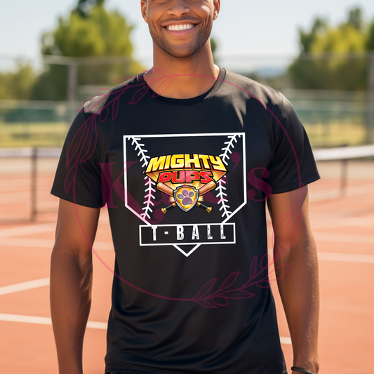 Mighty Pups Homeplate Dri Fit T-Shirt