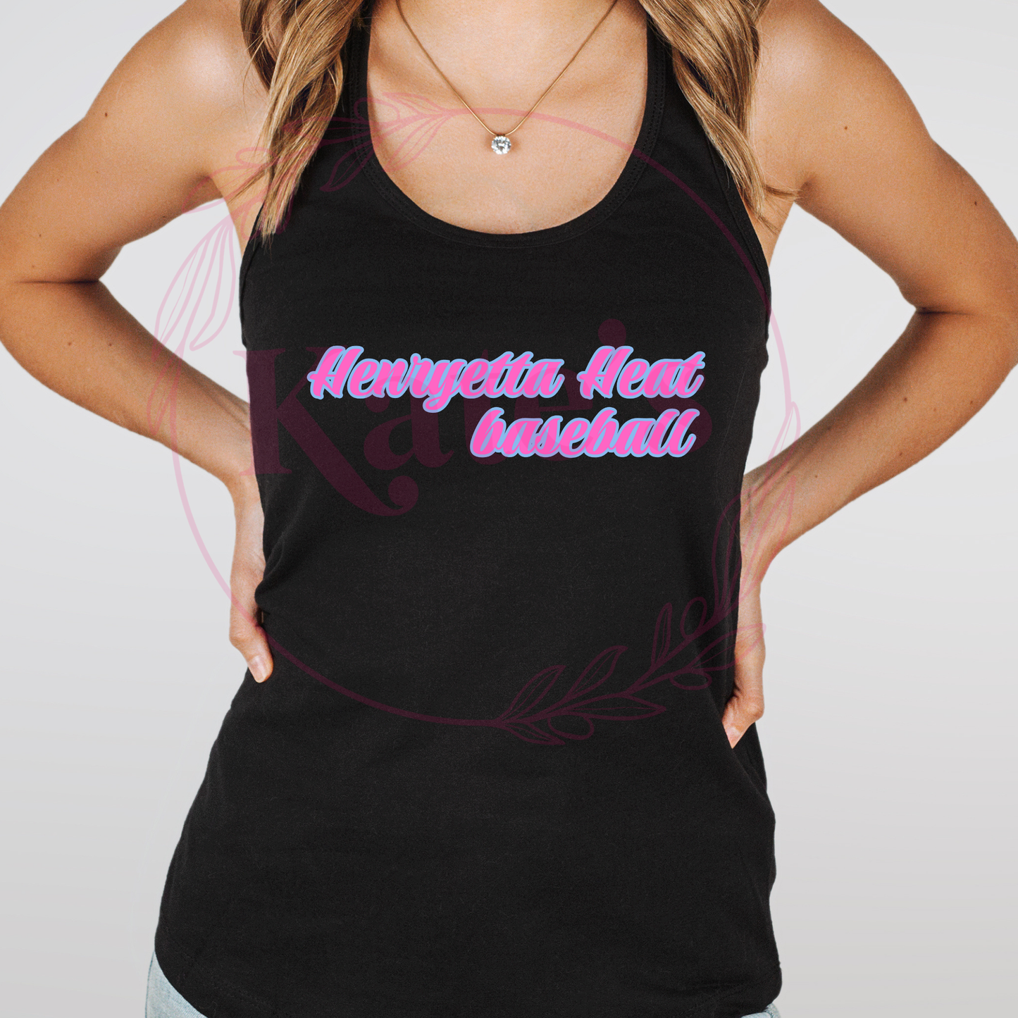 Henryetta Heat Baseball Tank Top