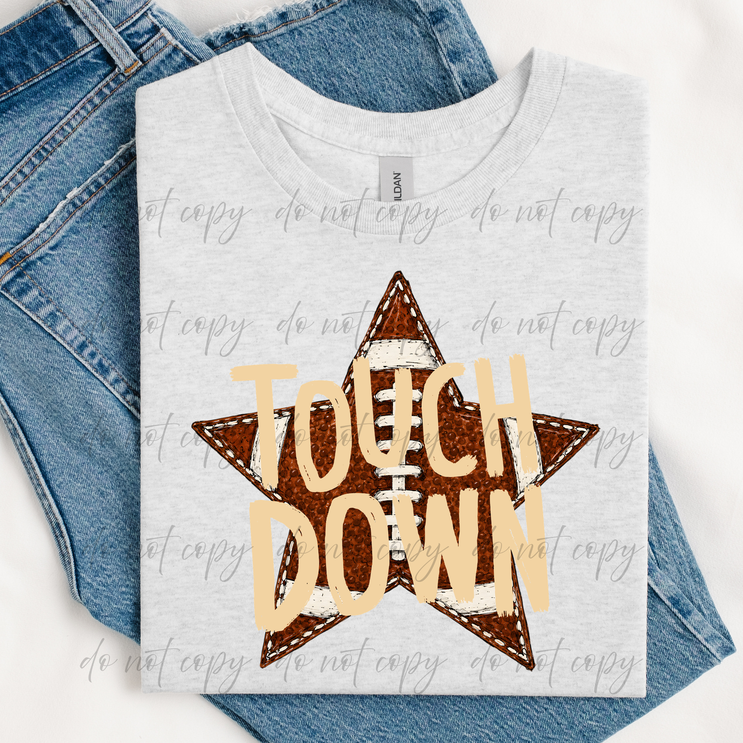 Touchdown Star - 9 Color Direct-To-Film Transfer