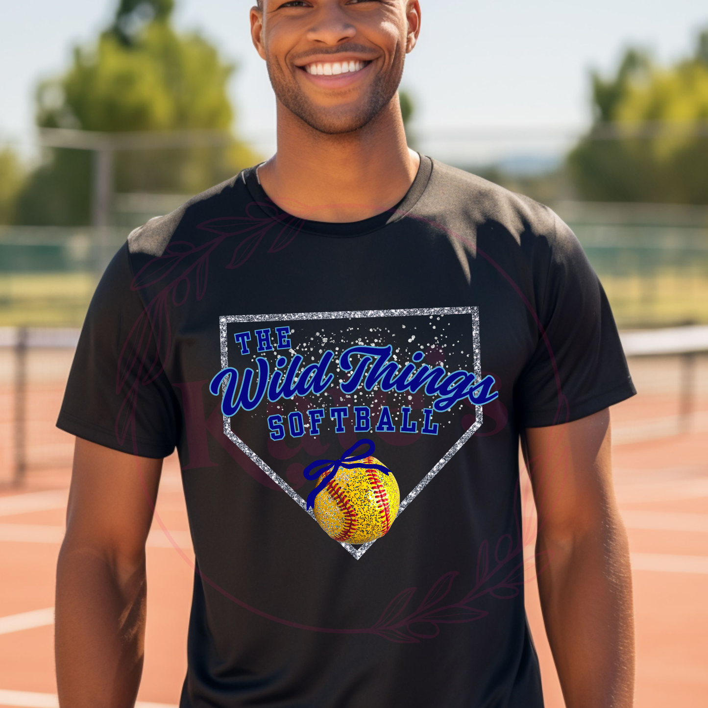 The Wild Things Glitter Homeplate Dri Fit T-Shirt