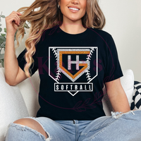 Glitter Hitters Homeplate Shirts