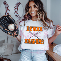Dewar Dragons Baseball Shirts