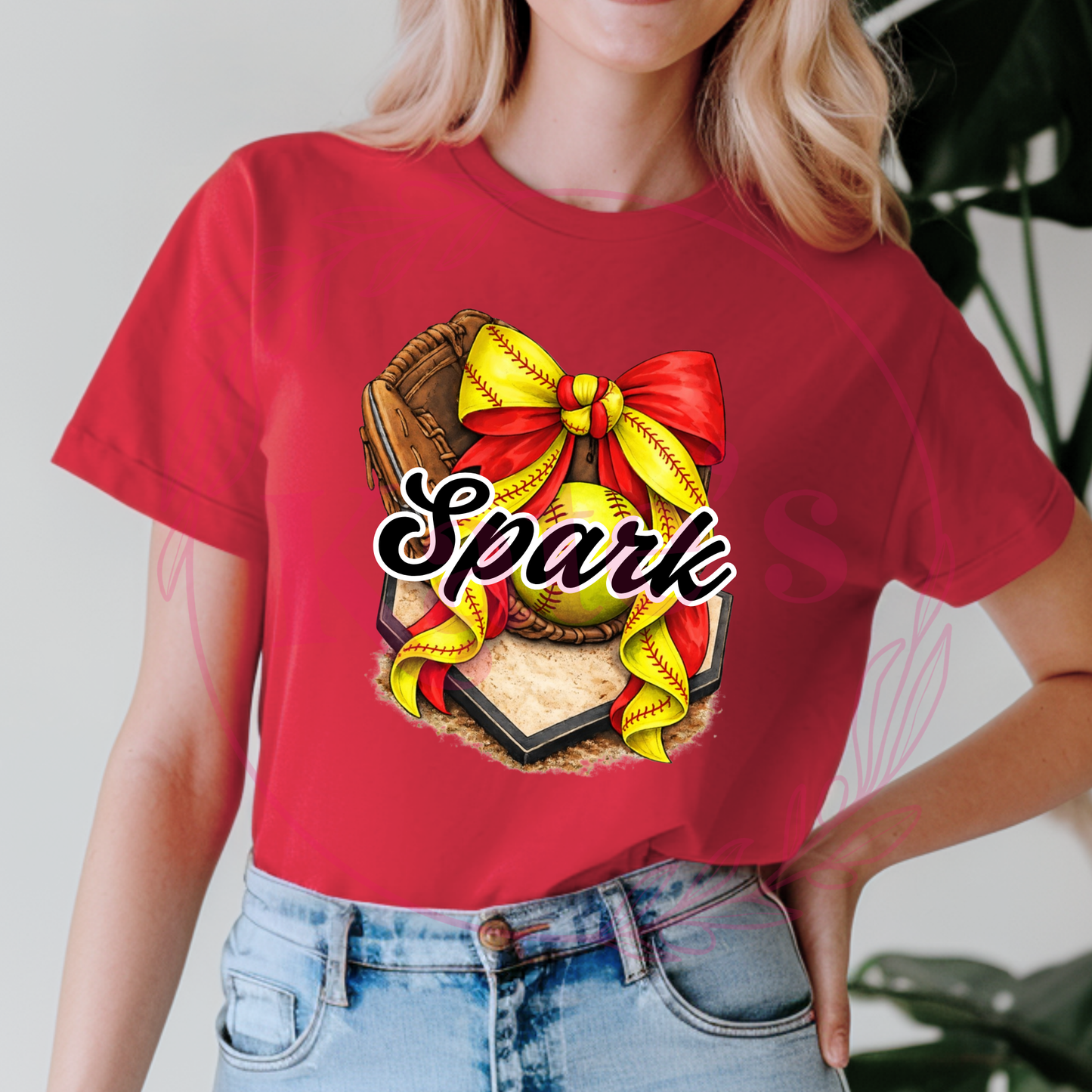 Spark Softball Bow Shirts