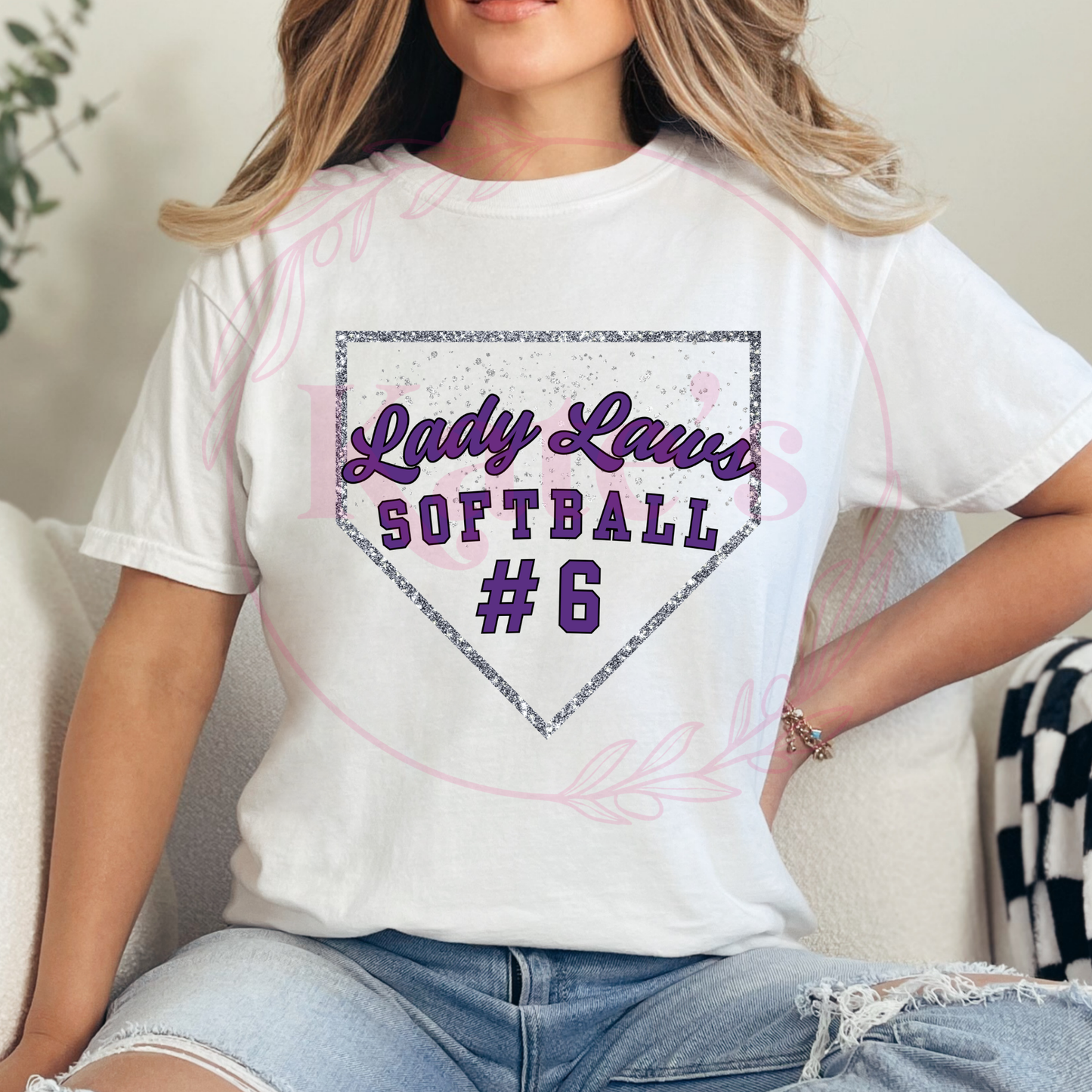 Lady Laws Glitter Diamond Shirt
