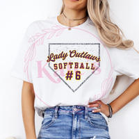 Lady Outlaws Glitter Diamond Shirt