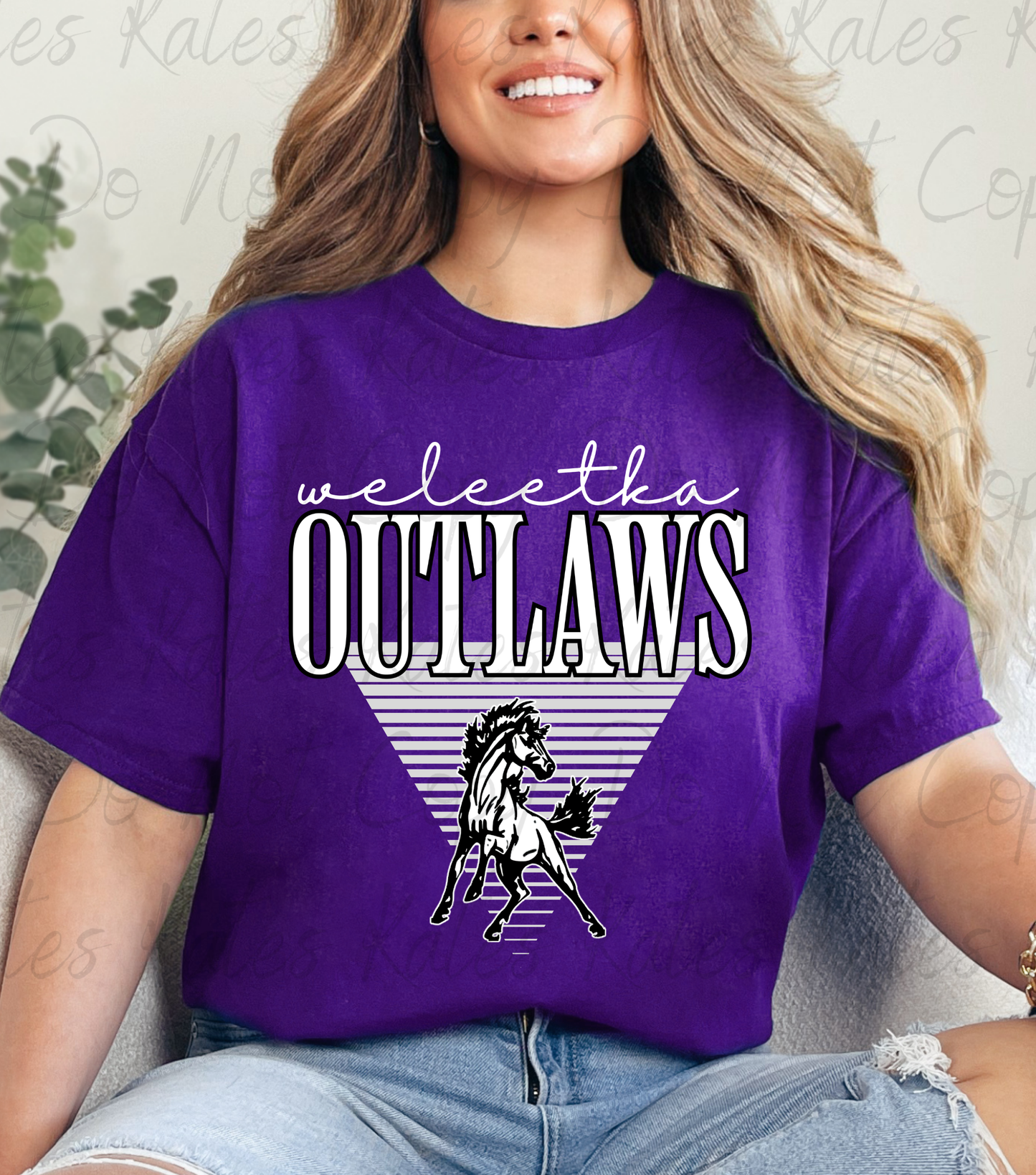 Custom Triangle Striped Mascot Adult T-Shirts
