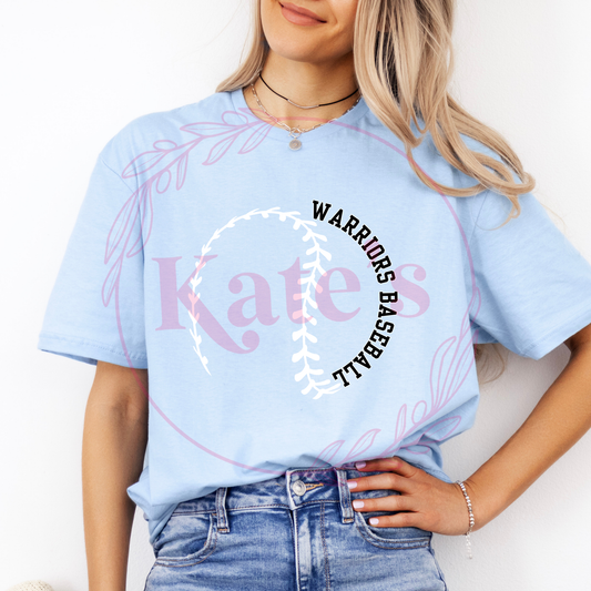 Warriors Baseball Laces Shirts