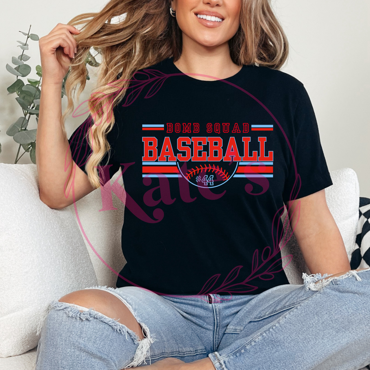 Bomb Squad Custom Number Shirt