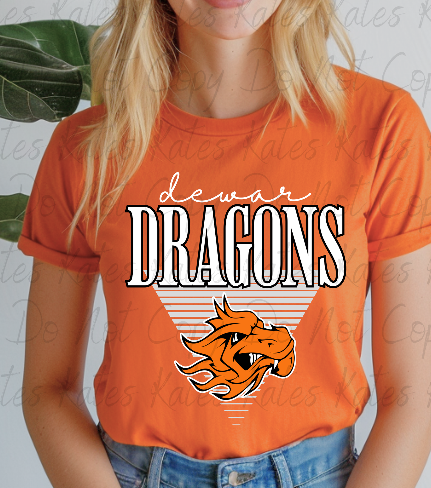 Custom Triangle Striped Mascot Adult T-Shirts