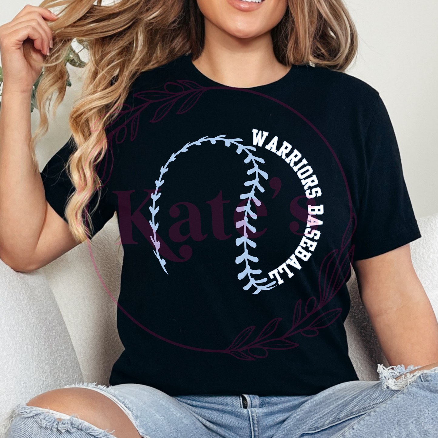 Warriors Baseball Laces Shirts