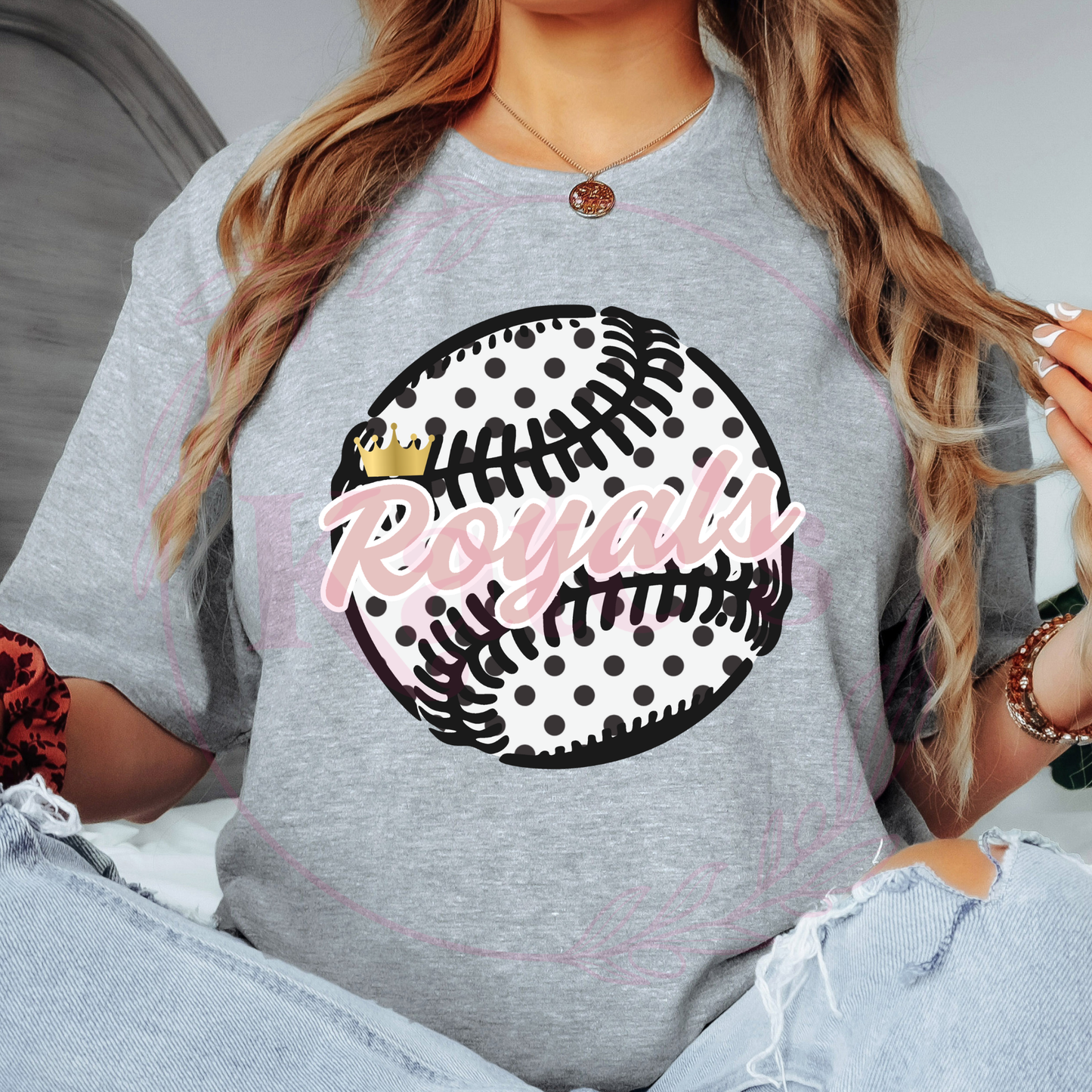 Royals Wee Ball Polka Dots Shirt