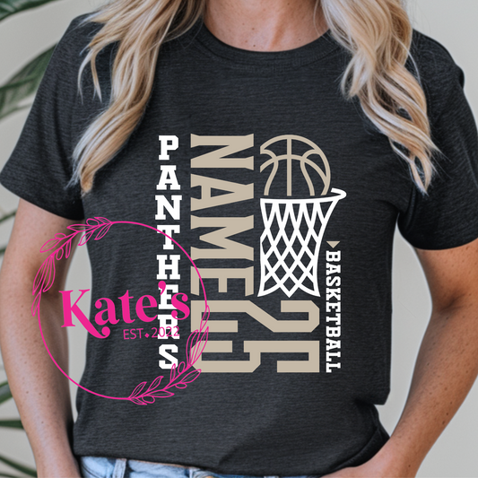 Custom Panthers Basketball Shirt