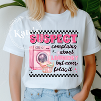 Suspect Complains About Laundry Shirt