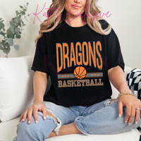 Dewar Dragons Vintage Basketball Shirt